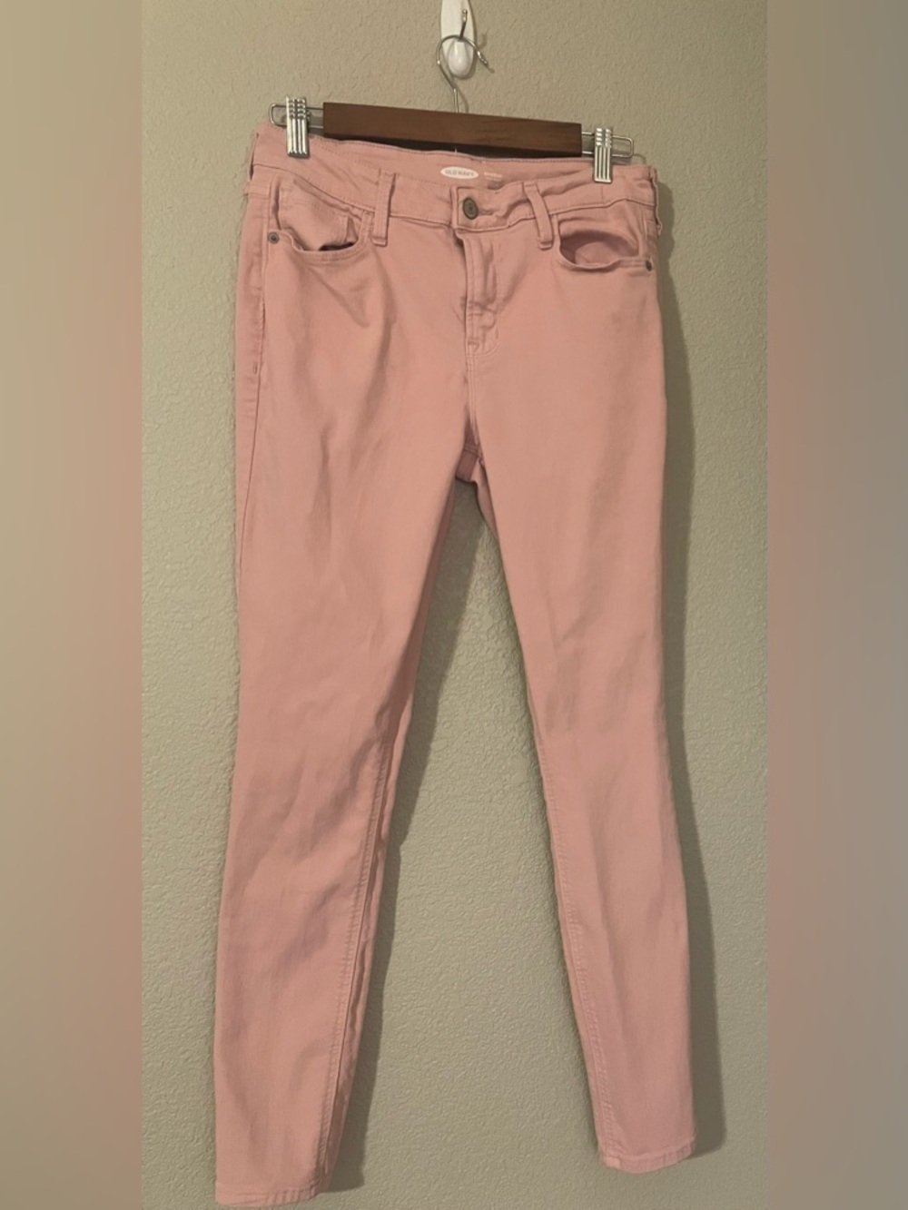 Old Navy Pink Skinny Jeans size 8 Rockstar super skinny